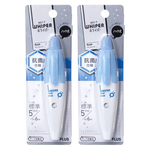 Plus Correction Tape Whiper RUSH Antibacterial Specification Body Light Blue WH-065-AB 51-834ÁE