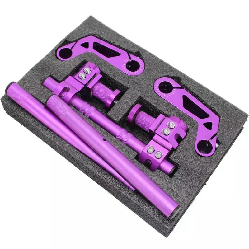 Universal Motorcycle Handlebar Grips Adjustable Split Scooter Bike 22mm Stem Compatible