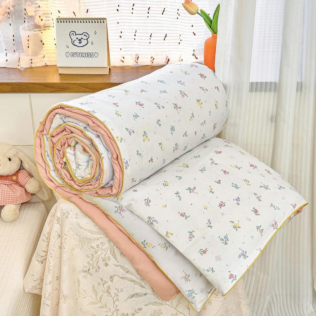 New A-Type Summer Cooling Quilt - Lightweight Single & Double for Dorms, Kids & Gifts