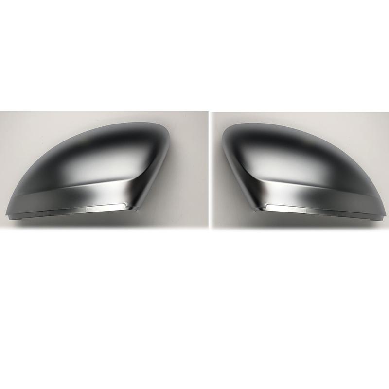 Rearview Side Wing Mirror Caps Cover For VW Tiguan Allspace L MK2 2017 2018   Replacement Matt Chrome