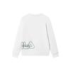 FILA Sweatshirts Men's Cloud White Crew Neck Moderate Regular F11M319202F-WT