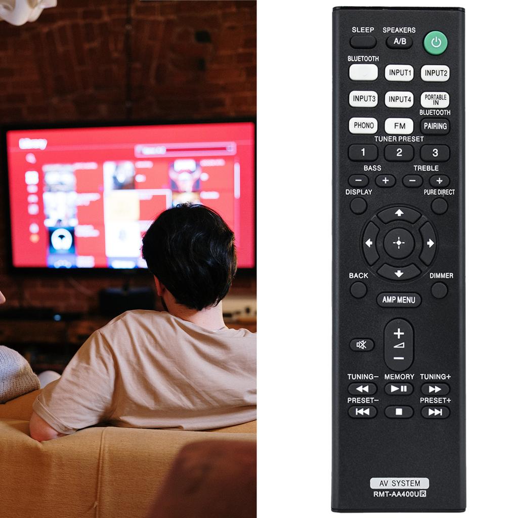 Updated RMT-AA400U Replaced Remote Control for STR-DH190 STR-DH590 AV Controller Update Chip No Program Needed Remote