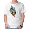 Unisex Crew Neck T-Shirt Linked Graphic Short Sleeve Casual Tee