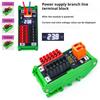 1 Input 4/6/8 Output Power Distribution Box DIN Rail Mount Terminal Block 99V/220V 20A Distribution Box for DC AC Power Supply