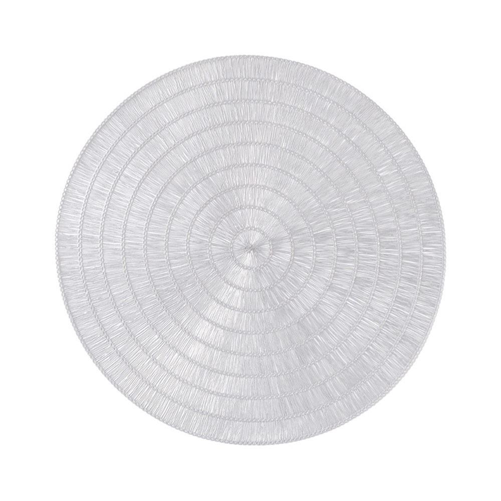 Hochwertige mehrfarbige Tischunterlage rutschfest PVC Wärmeisolierpad Hitzebeständig Runder Esstisch Dekorative Matte Restaurant