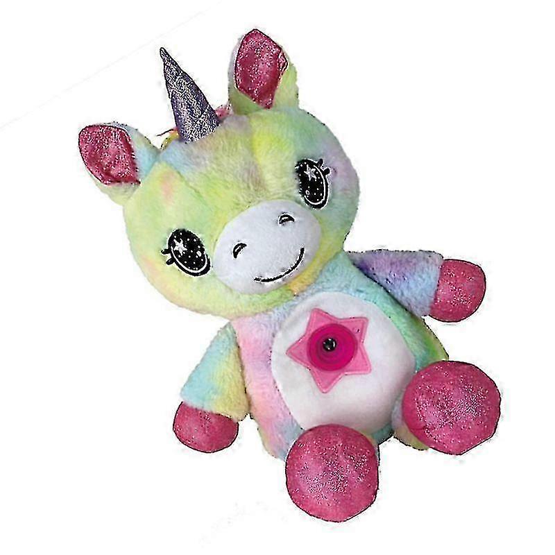 Ontel Star Belly Dream Lites, Stuffed Animal Night Light, Cuddly Blue Puppy