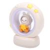 Table Lamp Rechargeable Nursery Nightlight Bedside Lamp Colorful Lighting Moon and Bunny for Bedroom Home Decor