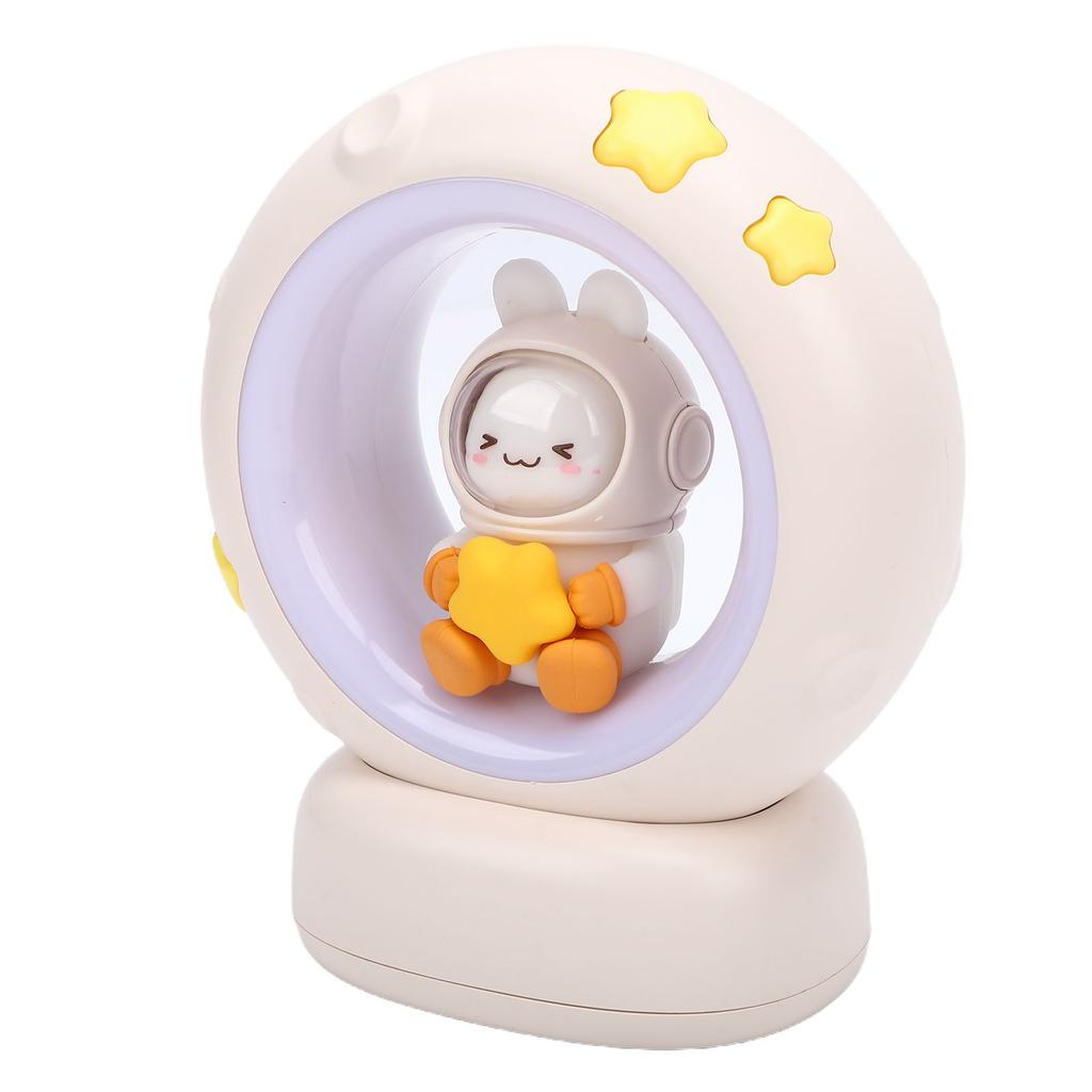 Table Lamp Rechargeable Nursery Nightlight Bedside Lamp Colorful Lighting Moon and Bunny for Bedroom Home Decor