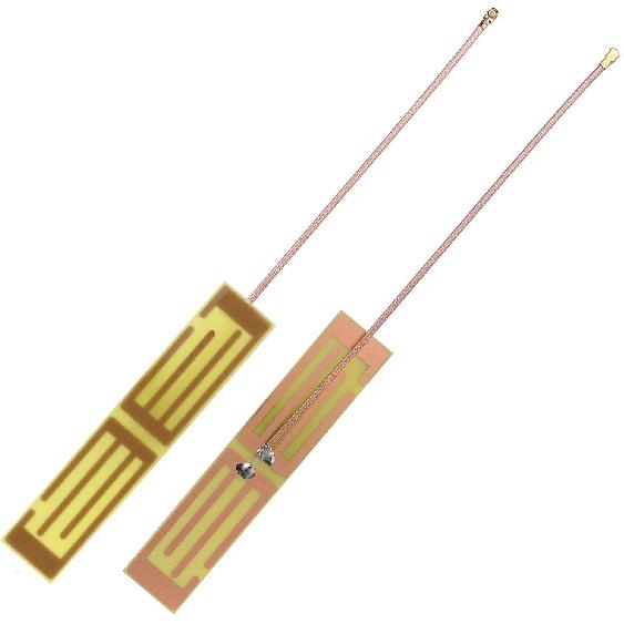 wlaniot 2.4G Wireless Mini PCI PCI-E WiFi Bluetooth Internal Antenna Built-in Antenna (5dbi,700-2600Mhz,U.FL/IPX Connector,RG178 Cable 4inches) 2pcs