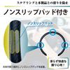Seiwa Steering Cover IMP273 (Black)Suitable for 36.5-37.9cm D-Type Steering Wheels.Easy To Install, Prevents Sweating, Heat, and Sun
