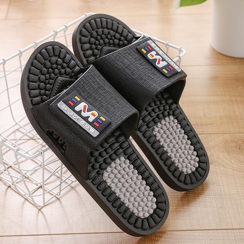 Summer Soles Massage Slippers Men's Acupoints Soles Soles Soles Home Indoor Antiskid Home Lovers Men's Home Cool Slippers