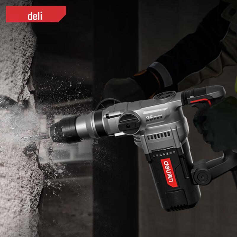 Deli 1100W 26mm Multi-Function Rotary Hammer Drill CN plug (adapter included)