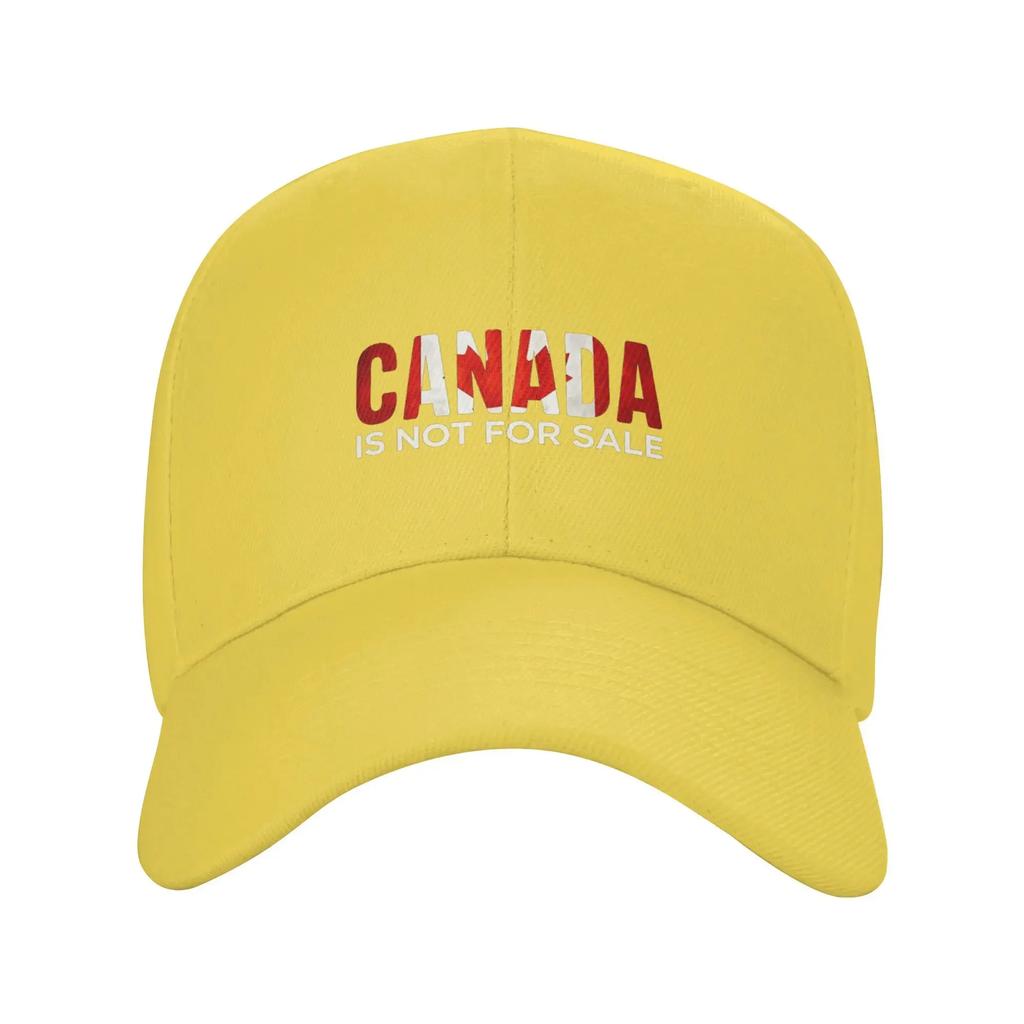 Kanada steht nicht zum Verkauf Baseballkappe Herren Damen Druck Trucker-Hut Sommer Vintage Outdoor Fitnessstudio Großhandel Hüte