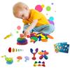 Educational Pebbles Sorting and Stacking Stones  Colors Pebbles Home Toy