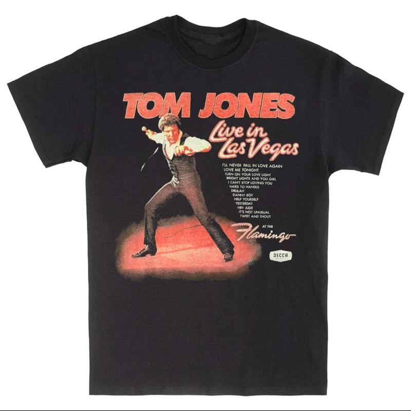 Tom Jones Live In Las Vegas Camicia Colorata Adulto In011