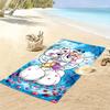 Diddl Cute Print Beach Towel, Large Soft Quick Dry Towel for Beach Camping Swimming