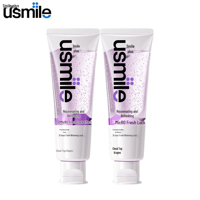 Usmile Teen Whitening Fluoride Toothpaste - Cloud Grape (2-Pack)