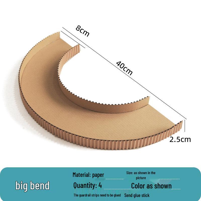 Cardboard Traffic Track Educational Toy for Kindergarten Art & Play Area