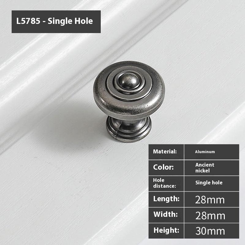 Antique Bronze Brass Pull Handles Vintage Cabinet Door Drawer Wardrobe Knobs 1PC Decorative Hardware Furniture