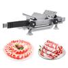 Stainless Steel Meat Slicer Manual Adjustable Cutting Thickness Meat Cutter Spring Design Rust-proof Food Slicing Machine