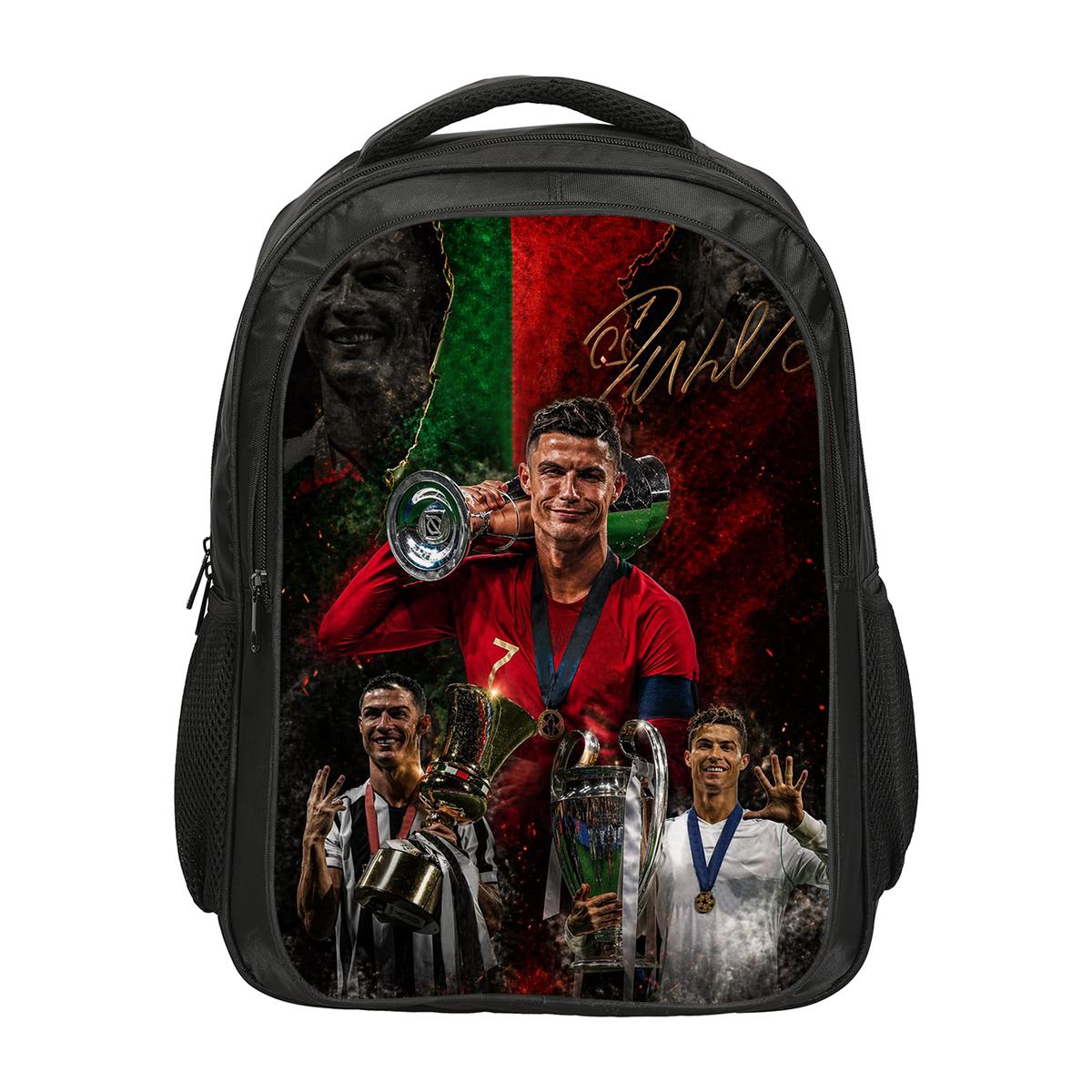 Ronaldo Dubultslāņu Mugursoma CR Futbola Zvaigzne