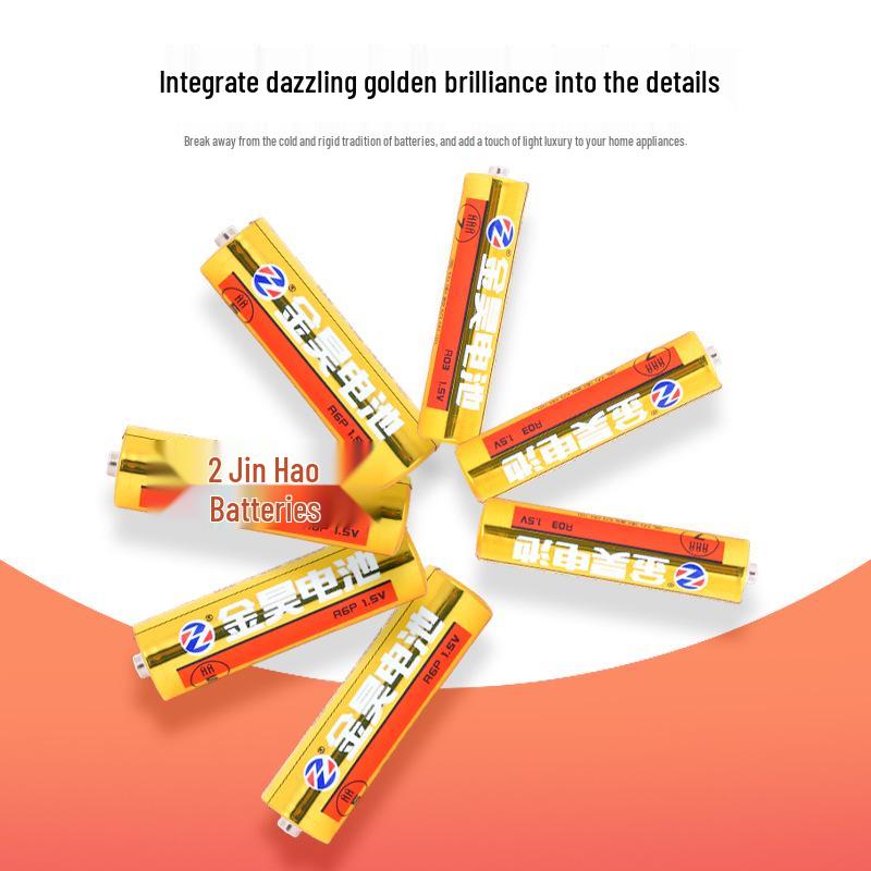 Household AA & AAA Carbon Batteries for Clocks, Mice, Keyboards - Available in 2 or 6-Piece Packs