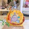 Eco-Friendly Japanese Embroidered Flower Nylon Canvas Shopping Bag