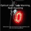 Super Bright Bicycle Headlight Taillight Set Rechargeable LED Super Bright Charging Light High Brightness Portable