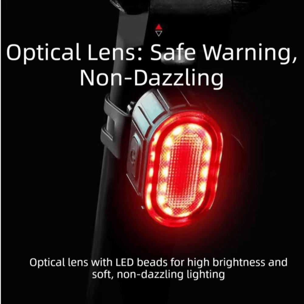 Super Bright Bicycle Headlight Taillight Set Rechargeable LED Super Bright Charging Light High Brightness Portable
