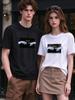 Unisex Tshirt Cosmic Child Print Short Sleeve Casual Summer Comfort Soft Top Fashion