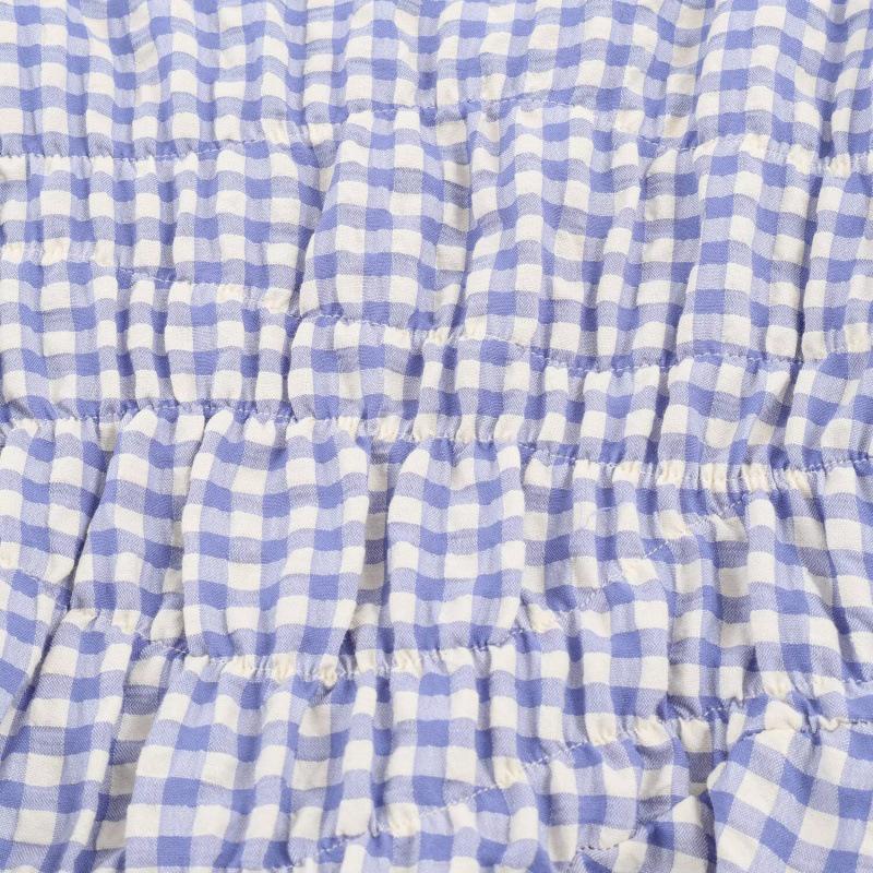Spring 2026 European & American Style Plaid Midi Dress