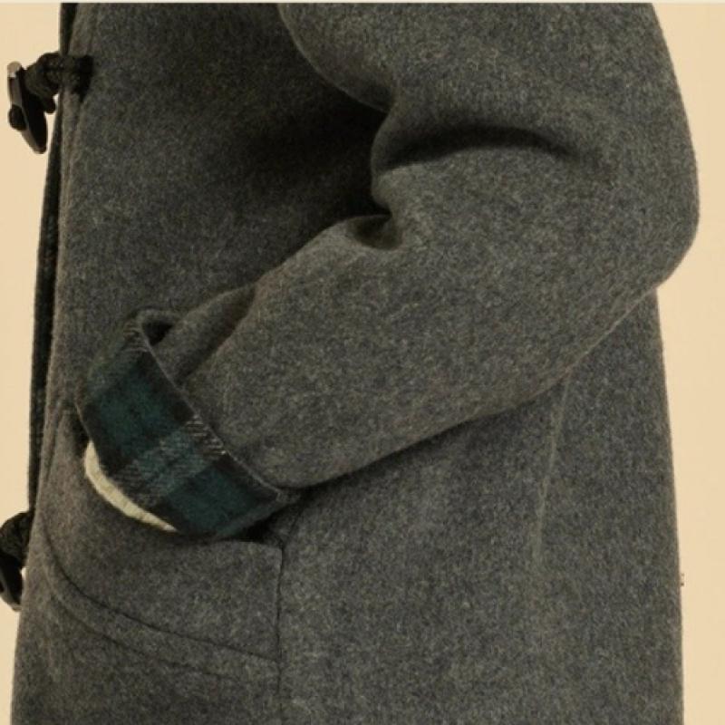 Bcbg Hooded Duffle Check Coat B5wah835