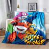 Cartoon Anime Super Wings Throws Blanket for Bedding Picnic Kid Super Soft Cute kawai high quality Flannel Blanket birthday gift
