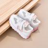 Girls' sneakers 2025 new summer single-mesh shoes breathable boys' net-permeable soft-soled baby running shoes board shoes