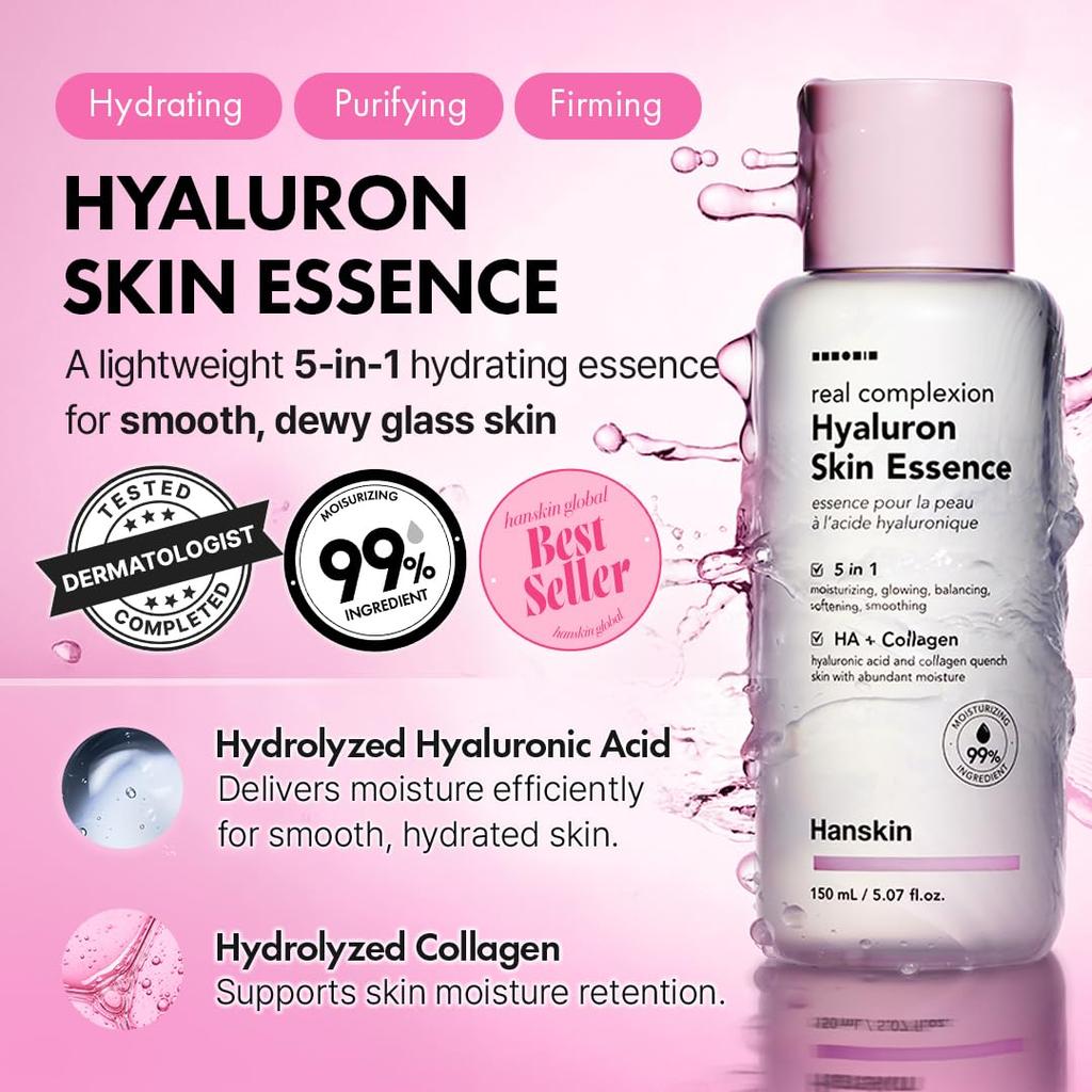 [HANSKIN Official] Real Complexion Hyaluronic Acid Skin Essence