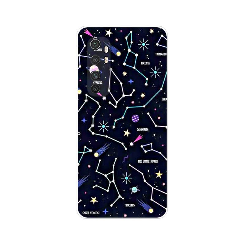 Case For Xiaomi Mi Note 10 Lite Cover Silicone Soft TPU Flower Fundas For Xiaomi Mi Note 10Lite Note10 Lite Capa Shockproof Para