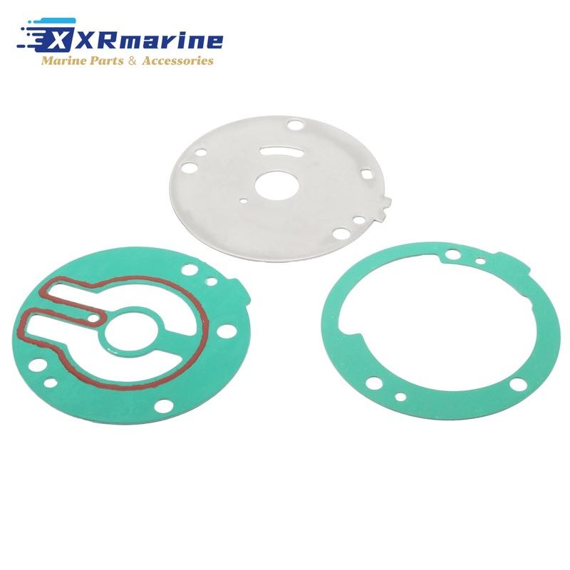 Water Pump Impeller Repair Kit Fits for Yamaha 2 Stroke 25HP 30HP C25 C30 for Mercury Mariner 20 25 28 30 HP Outboard Engines