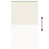 Blackout Roller Blind Cream White 125x210 cm Fabric Width 121.6 cm