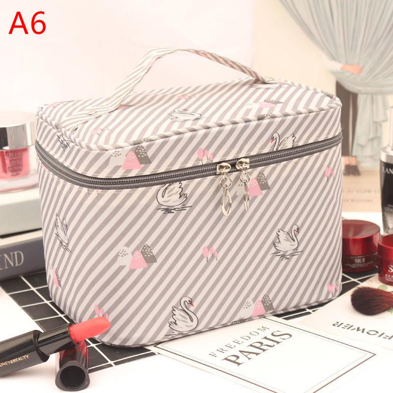 Women'S Large Capacity Cosmetic Bag Toiletry Storage Organizer Beauty Pouch Girls Travel Waterproof Makeup Case Handbag