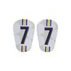 Ultra-light, High-temp Resistant Shin Guards for Adults and Kids - Football Socks with Star Number Inserts.