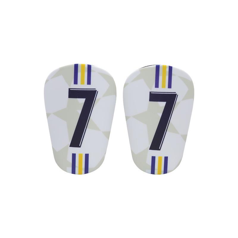 Ultra-light, High-temp Resistant Shin Guards for Adults and Kids - Football Socks with Star Number Inserts.