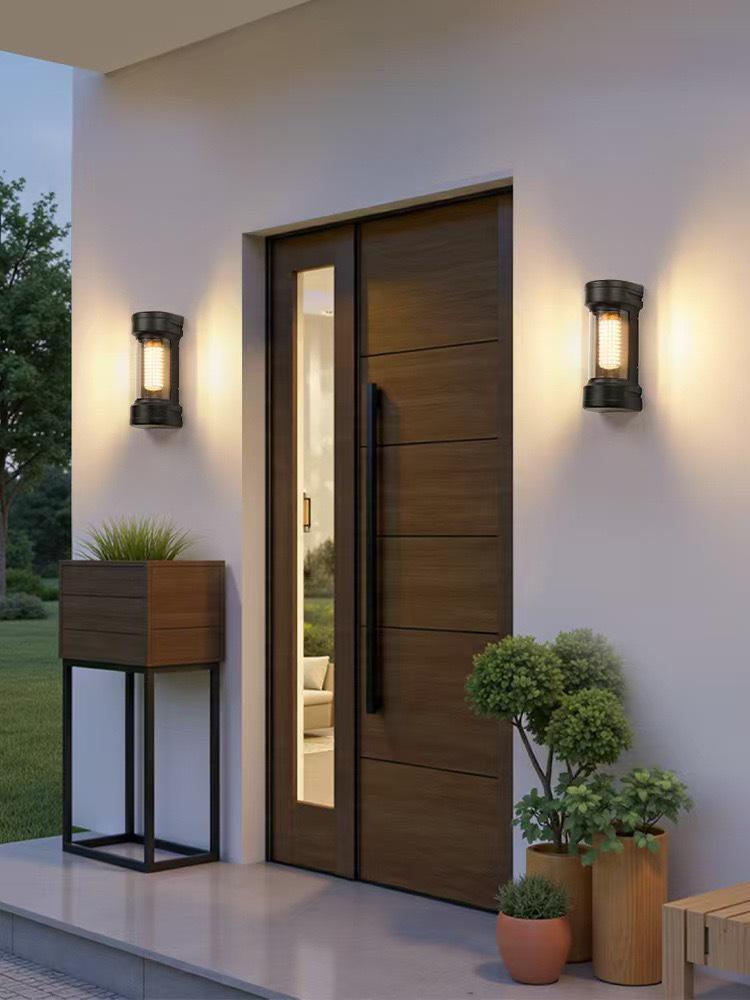 Retro Waterproof Outdoor Wall Lamp for Corridor, Balcony, or Courtyard