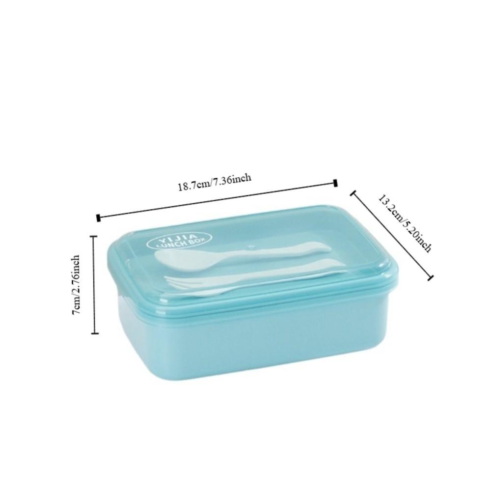 Portable Sealed Student Lunch Box Divided with Lid Food Storage Container Leak Proof Insulated Microwave Oven Lunch Box School