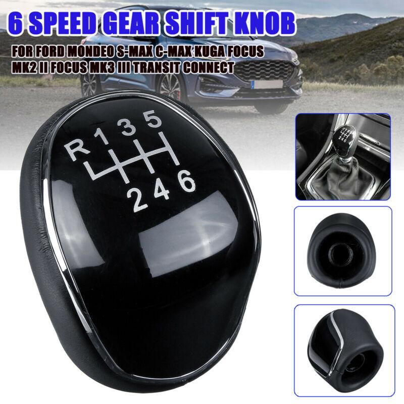 6 SPEED GEAR STICK SHIFT LEVER KNOB FOR FORD FOCUS MK3 MONDEO KUGA