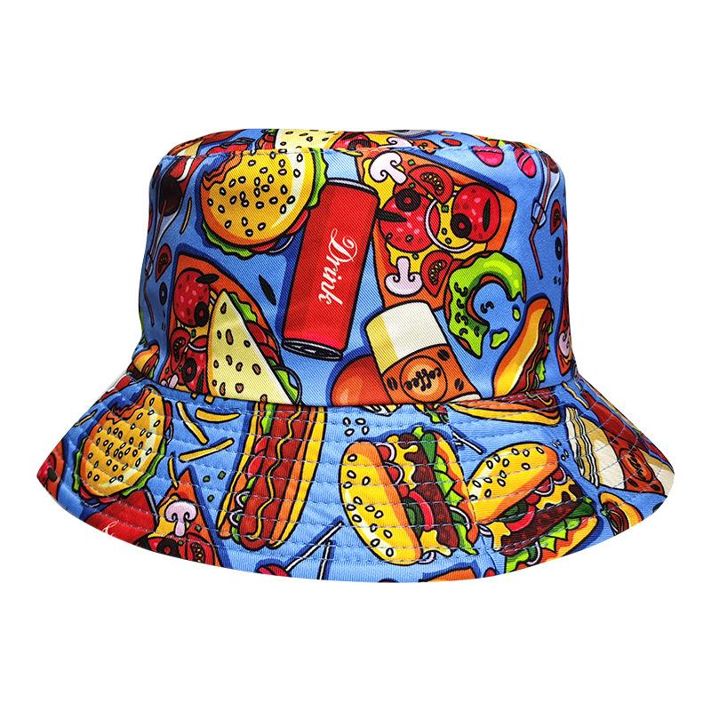 2023 Custom Sublimation Printing Double-Sided Bucket Hat All Over Printing Reversible Bucket Hats