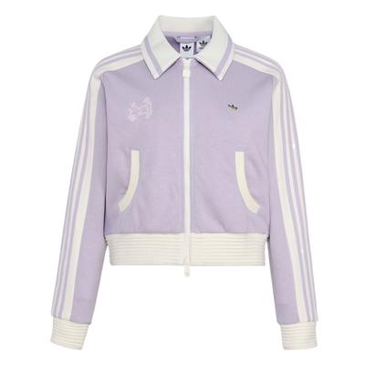 Originals Trainingsjacke Gestreift Reißverschluss Doppellagig Gestrickt Bequem Weich Jacke Damen Oberteile KY2151