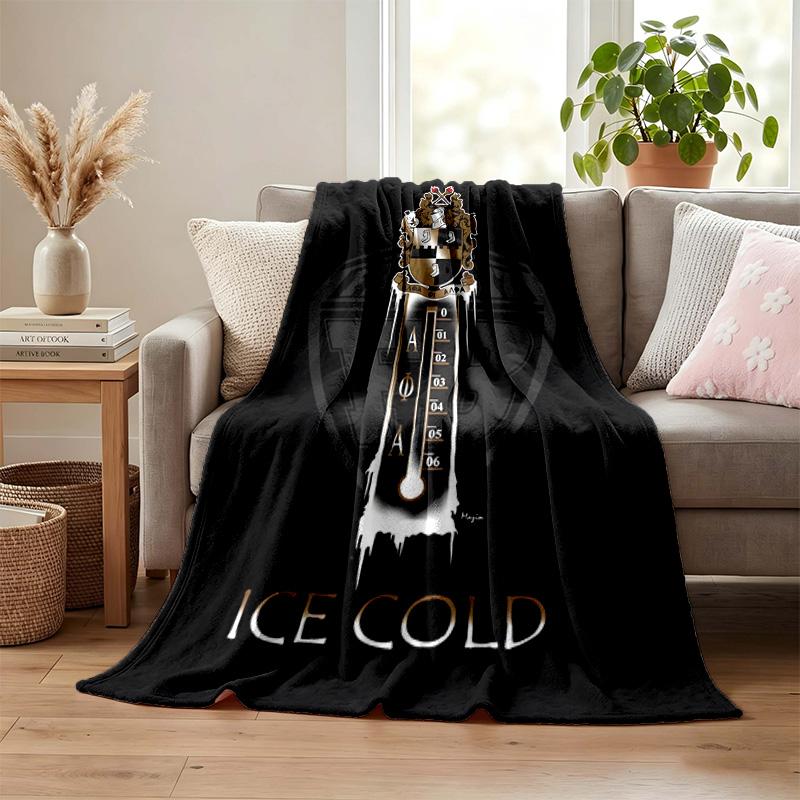 Alpha Phi Alpha blanket Flannel Blanket Soft Cozy Plush Throw for Sofa Bed Lightweight Home Decor