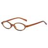 Small Oval Reading Glasses Fashion Anti-blue Light Far-sight Eyeglasses Women's Ultralight Presbyopia Eyewear Diopter 0 To +4.0