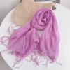 Japanese Rain And Dew Hemp Primary Color Polka Dot Dot Printed Scarf Breathable Thin Shawl Neck Protection Sun Protection Silk Scarf Women