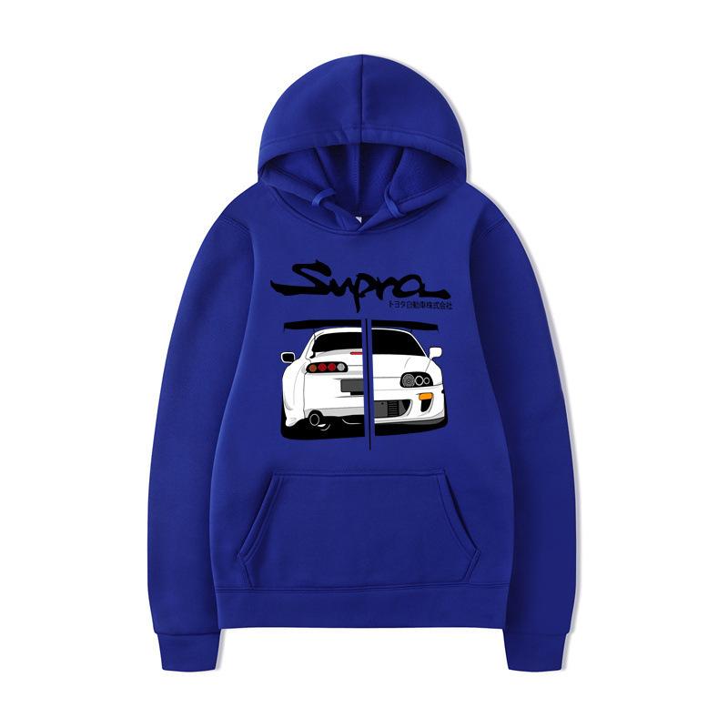 New Men's Daily Sweater, Header D Racing Autumn Sweater with Hat